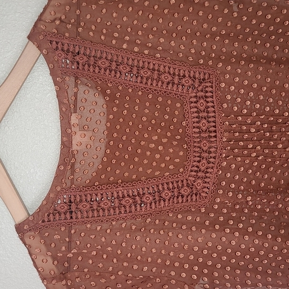 Meadow Rue from Anthro Silk Grasslands Polka Dot Top - Picture 8 of 11